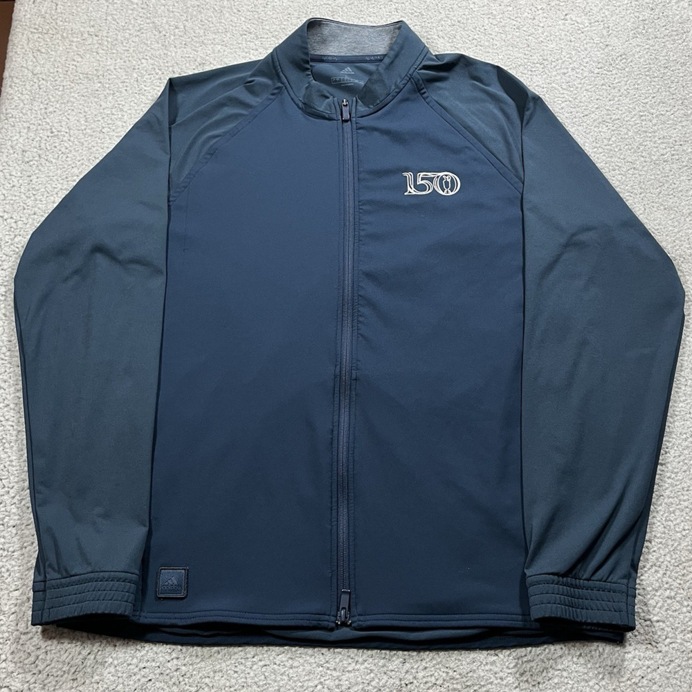 Adidas Jacket Mens L Full Zip 150th Open St Andrews Golf Championship